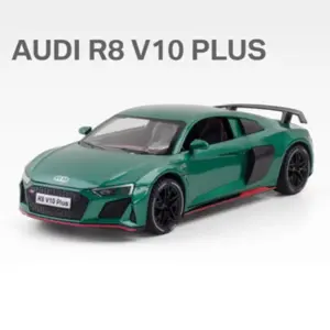 AUDI R8 V10 Plus 1:24 Scale Diecast Model 21 S95acaab9e6204decbec1121c9c58d704z