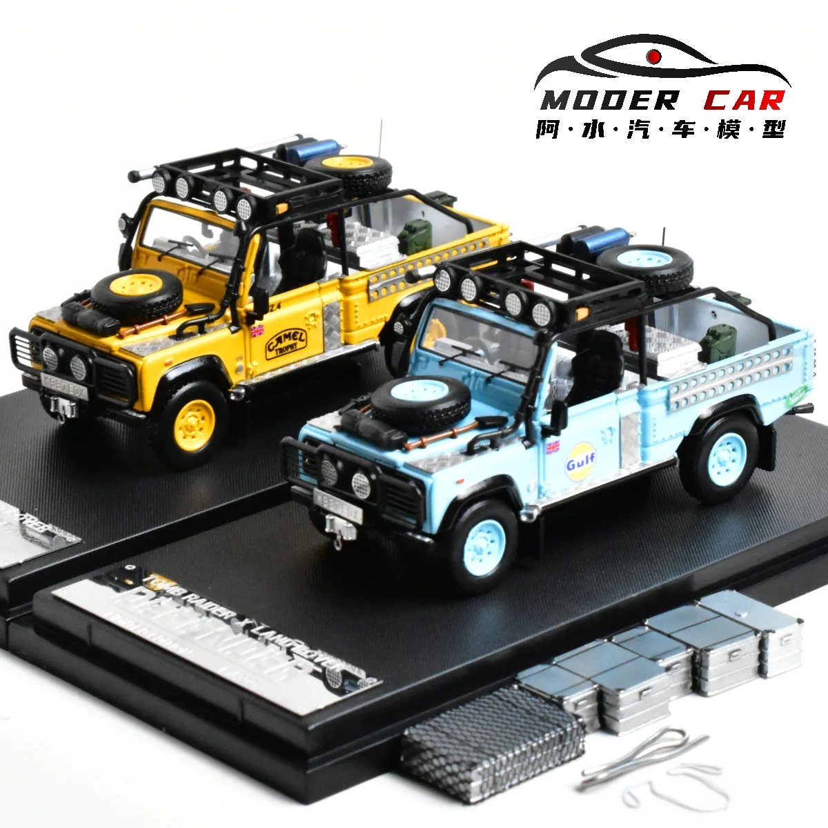 1:64 Scale Camel Trophy Land Rover Defender Model 2 1:64 Scale Camel Trophy Land Rover Defender Model - Image 2