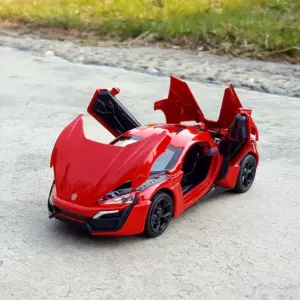 Lyken Hyper Sport 1:32 Diecast Model Red 12 S95db33544bbe432f9d991f6697e48f7ff 1