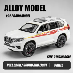 Toyota Prado SUV 1:22 Scale Diecast Model 21 S95f992682a94486cb0916c2b3a8e0affZ