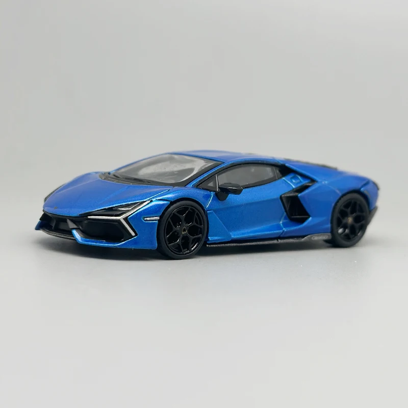 Lamborghini Revuelto 1:64 Diecast Model in Blue 6 Lamborghini Revuelto 1:64 Diecast Model in Blue - Image 6