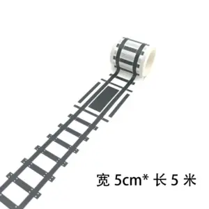 DIY Railway Highway Road Sticker Tape 5m x 5cm 24 S96ad086d84554ebcb0a028d550c509ddb