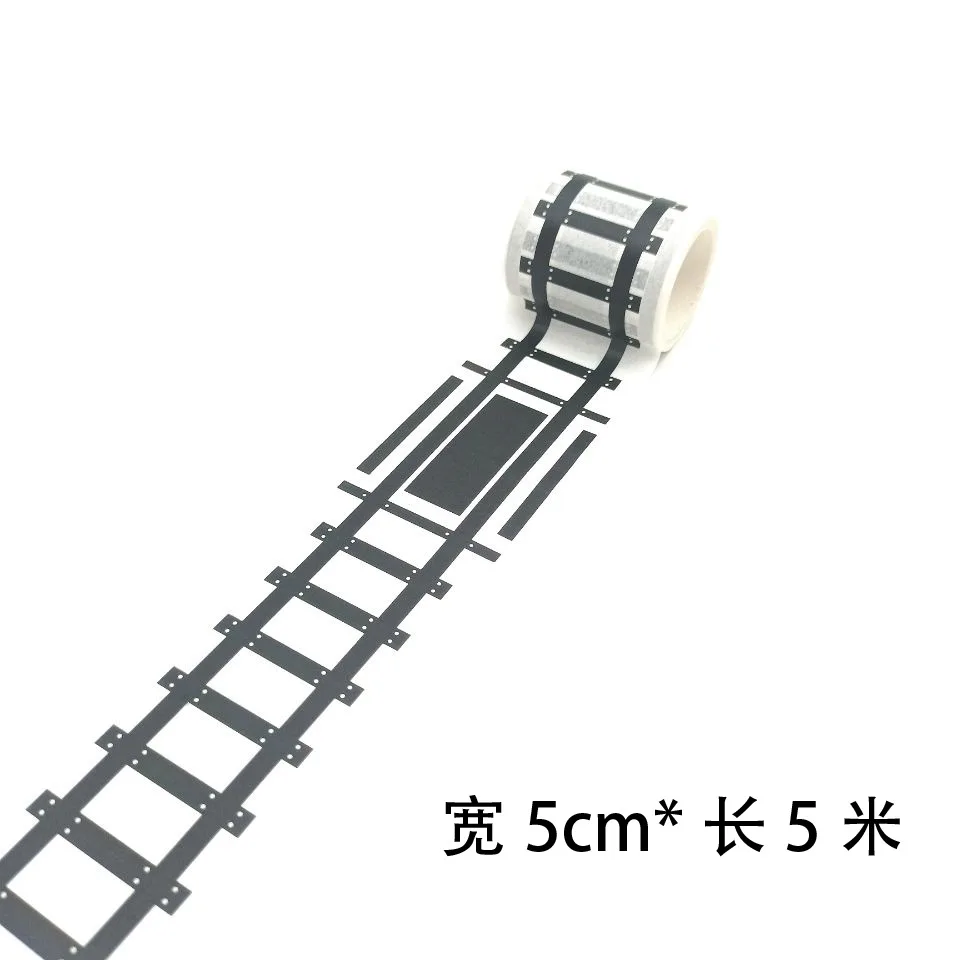 DIY Railway Highway Road Sticker Tape 5m x 5cm 11 DIY Railway Highway Road Sticker Tape 5m x 5cm - Image 11