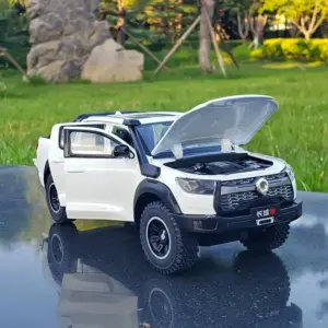 Vibrant Yellow 1:24 Die-Cast Pickup Truck Model 15 S96e1fb55b8bb412b9b3ca9fb8bcd978cs