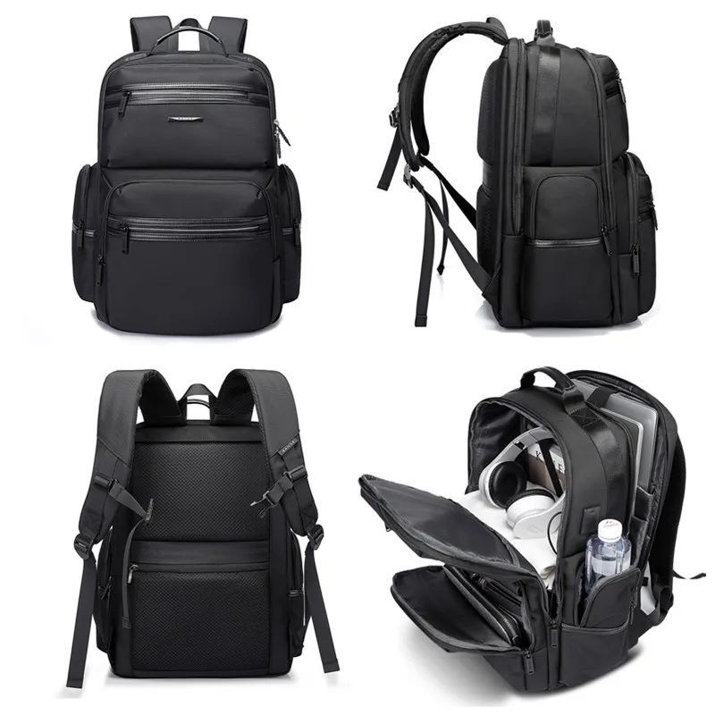Anti Theft Laptop Backpack 46x33x19 cm Black 3 Anti Theft Laptop Backpack 46x33x19 cm Black - Image 3