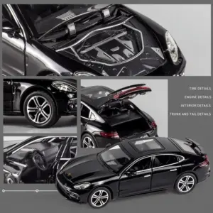 Pink Porsche Panamera Diecast Model 15.5cm with LED Lights 16 S971e95ee7b7a463ea0f81408cc44d183K