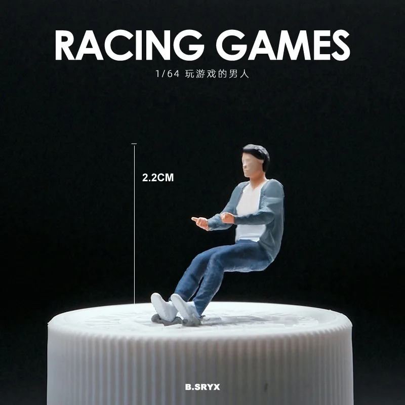 Racing Arcade Game Diorama 1/64 Scale Model 7 Racing Arcade Game Diorama 1/64 Scale Model - Image 7