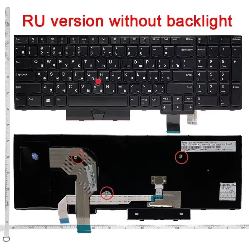 Lenovo T570 T580 P51S P52S Laptop Keyboard 4 Lenovo T570 T580 P51S P52S Laptop Keyboard - Image 4