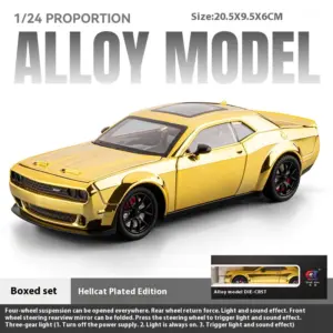 1:24 Electroplated Hellcat Die-Cast Model Car 17 S9867964174f0416cb1b773cee8859b56K
