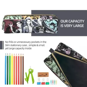 Huntrix Girl Leather Pencil Case for Students 34 S98f234057acd42738e887b86cc1a73df1