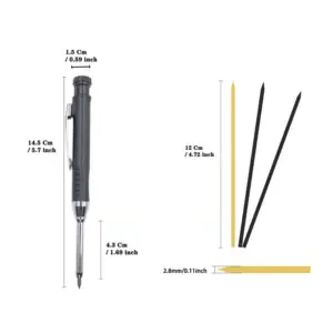 Long Head Mechanical Pencil Set with Refills 15 S9927ac1ebffa4dfbbe1bc4059019f578M