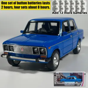 LADA 2106 1:24 Diecast Model Car with Sound 18 S9936973fad5b4273ad22aba23265fd33m