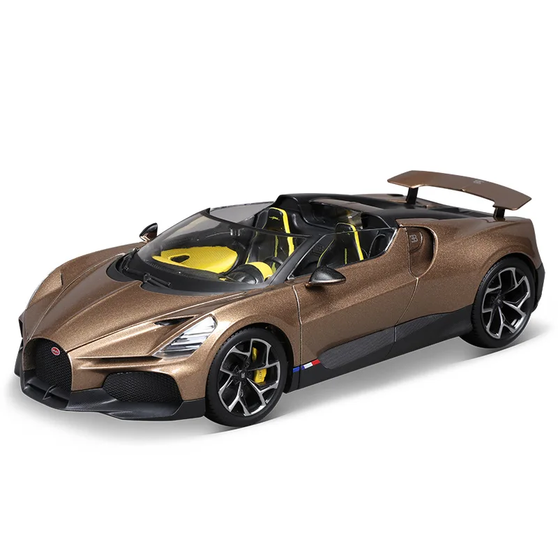 1:18 Scale Bugatti Mistal Diecast Model Yellow 7 1:18 Scale Bugatti Mistal Diecast Model Yellow - Image 7