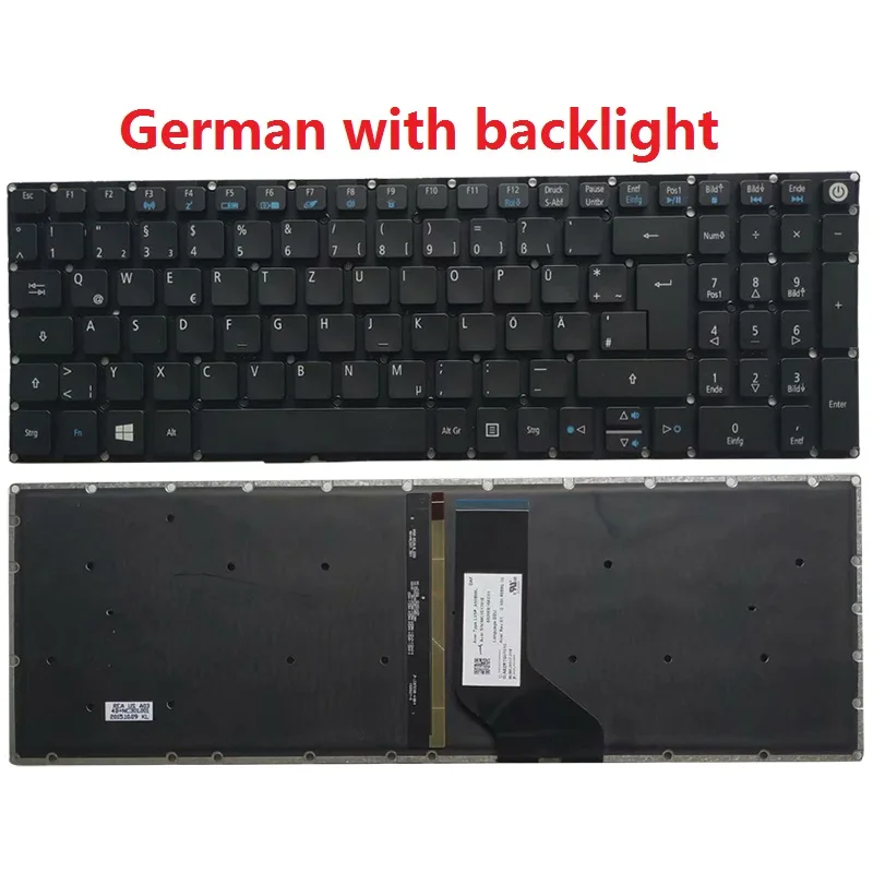 Acer E5 Series Black Keyboard Replacement 3 Acer E5 Series Black Keyboard Replacement - Image 3