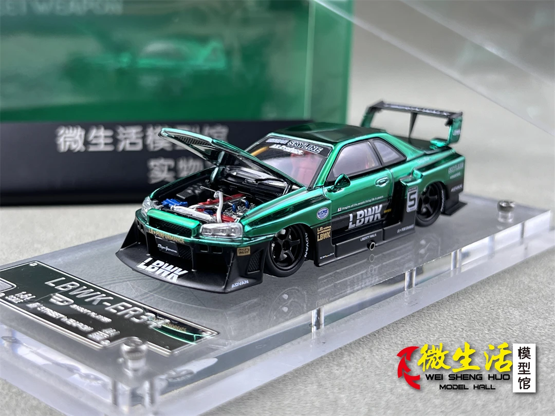 Nissan Skyline GTR ER34 1:64 Diecast Model 6 Nissan Skyline GTR ER34 1:64 Diecast Model - Image 6