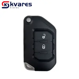 KVARES Keyless Flip Smart Key for Jeep Wrangler 12 S9aea3ac4abc248c7afc726288f7a643cV