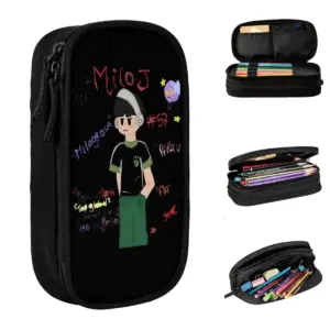 Creative Rapper Milo J Leather Pencil Case