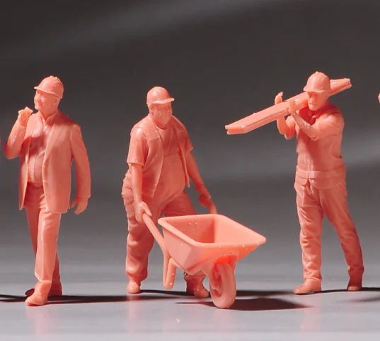 Construction Worker Miniature Figures Set 8 Construction Worker Miniature Figures Set - Image 8