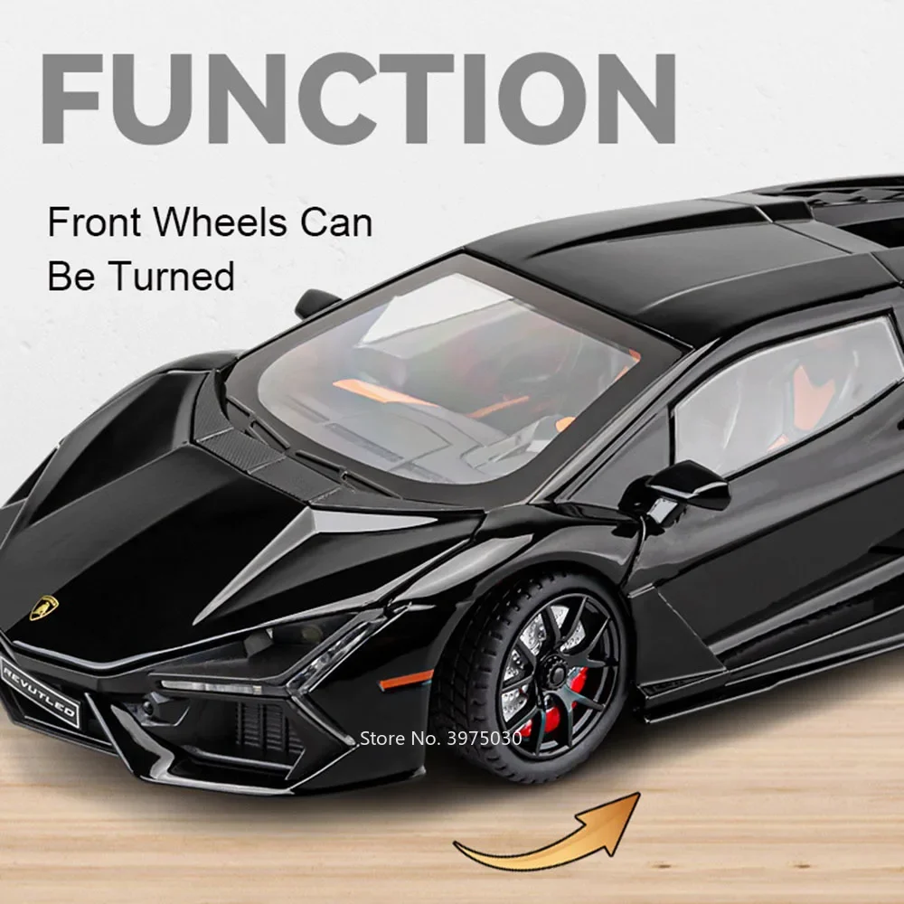 1:24 Lamborghini Revuelto Miniature Diecast Model 4 1:24 Lamborghini Revuelto Miniature Diecast Model - Image 4