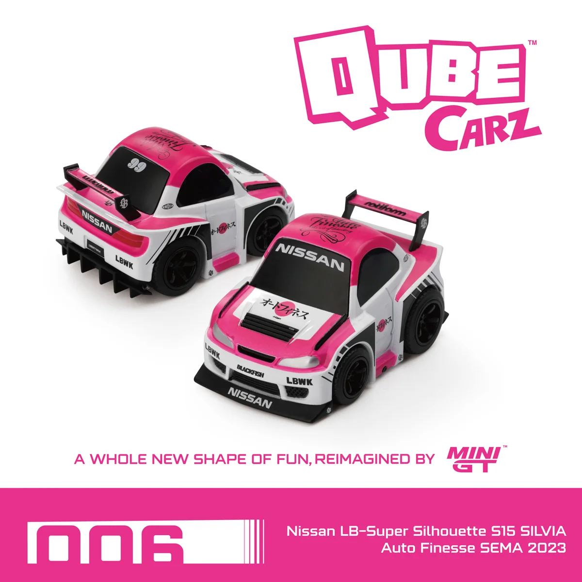 QubeCarz Nissan LB 1:64 Diecast Model Set 5 QubeCarz Nissan LB 1:64 Diecast Model Set - Image 5