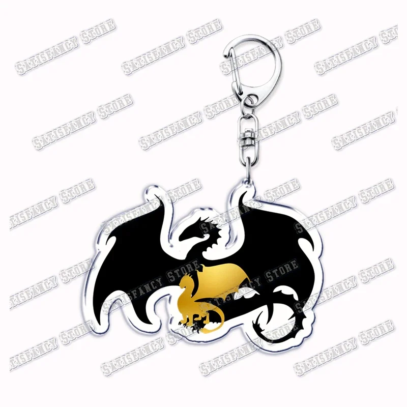 Black Dragon Keychain Pendant with Lobster Clasp 21 Black Dragon Keychain Pendant with Lobster Clasp - Image 21