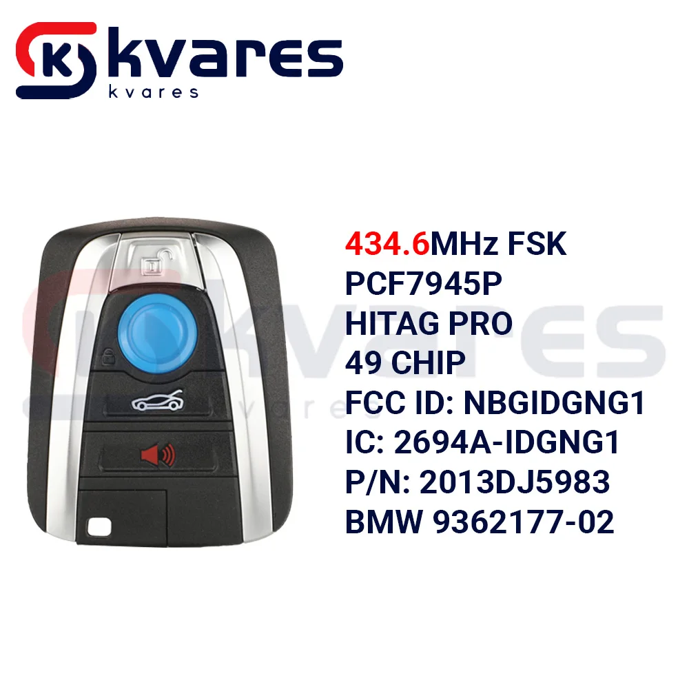 BMW I3 I8 Smart Remote Key Fob 2014-2018 6 BMW I3 I8 Smart Remote Key Fob 2014-2018 - Image 6