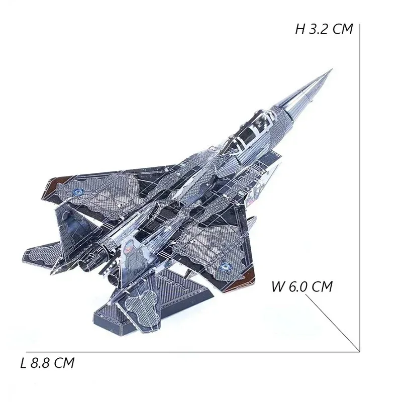 3D Metal Puzzle Set of Military Aircraft Models 15 3D Metal Puzzle Set of Military Aircraft Models - Image 15