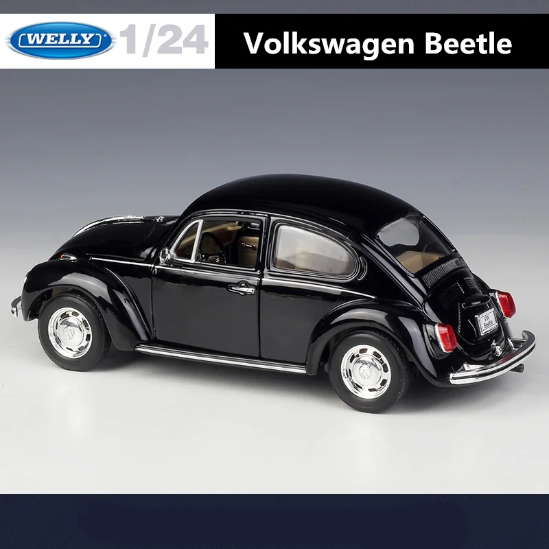 WELLY 1:24 Volkswagen Beetle Diecast Model Car 6 WELLY 1:24 Volkswagen Beetle Diecast Model Car - Image 6