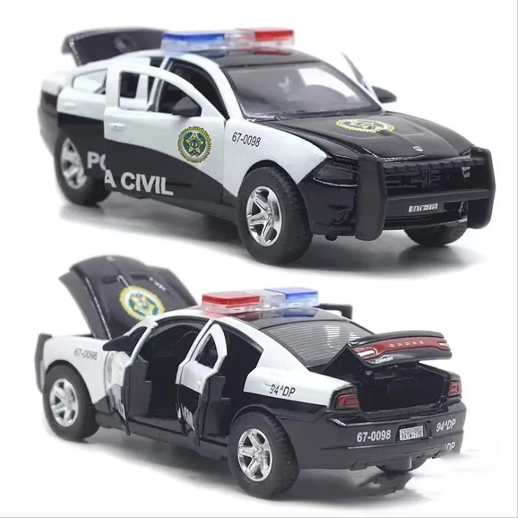 2006 Dodge Charger Police Car Diecast Model 1:24 1 2006 Dodge Charger Police Car Diecast Model 1:24