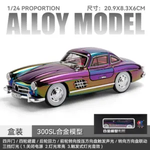Mercedes-Benz 300SL 1:24 Gold Alloy Model 15 S9dd172736efa4565be7d767562650f2cF