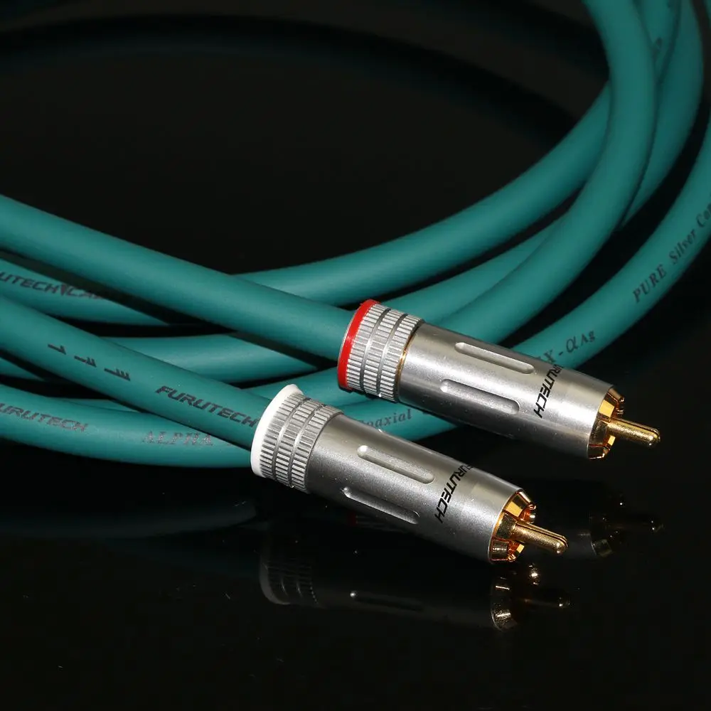 FX Alpha Ag Pure Silver Coaxial Cable 0.75-3m 4 FX Alpha Ag Pure Silver Coaxial Cable 0.75-3m - Image 4