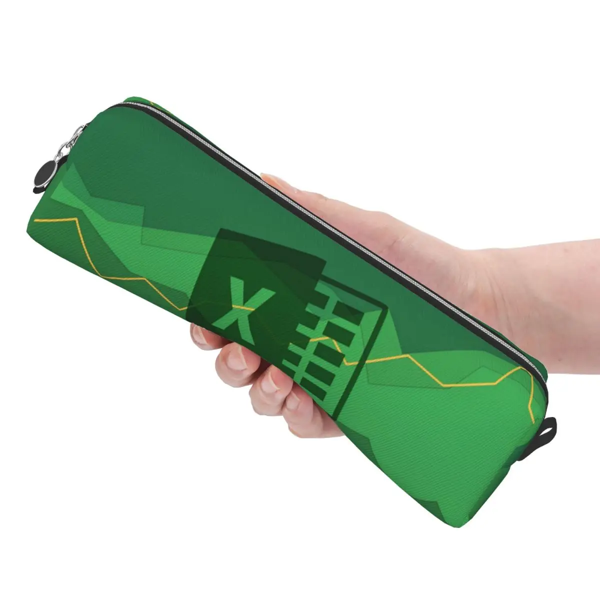 Stylish Green Large Capacity Pencil Case 3 Stylish Green Large Capacity Pencil Case - Image 3