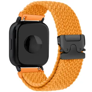 Black Braided Fabric Strap for Xiaomi Smartwatches 39 S9fe1f2a3f26c4607a794957d26b0413c1