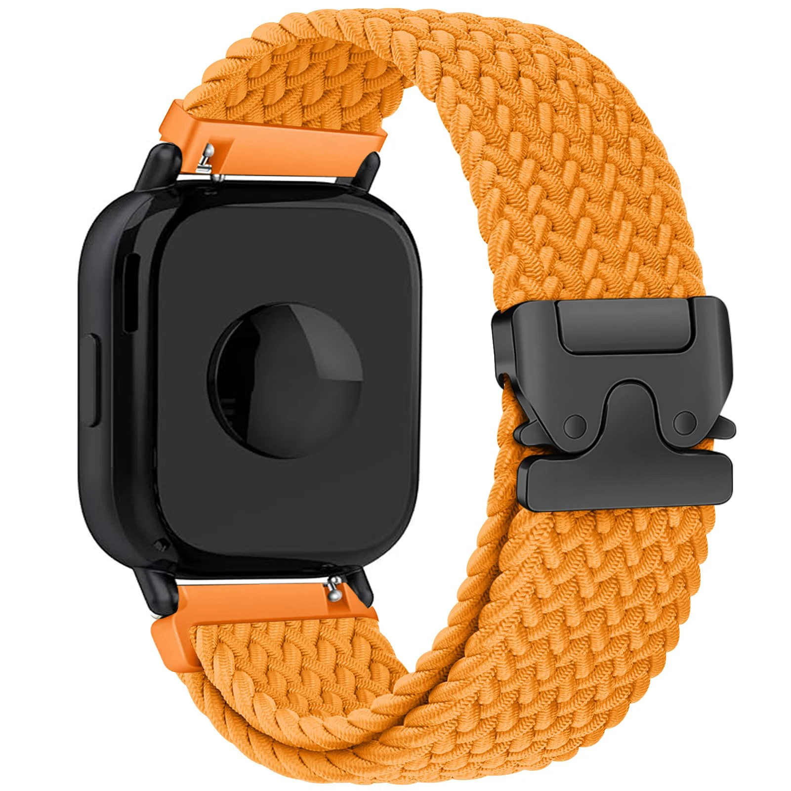 Black Braided Fabric Strap for Xiaomi Smartwatches 19 Black Braided Fabric Strap for Xiaomi Smartwatches - Image 19
