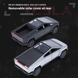 1:32 Scale Cybertruck Die-Cast Model with Lights 15 Sa07760eb6bd249669b3e4bbadbcb3718Y