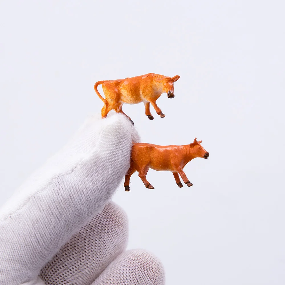 Set of 6 HO Scale Model Cows 1:87 3 Set of 6 HO Scale Model Cows 1:87 - Image 3