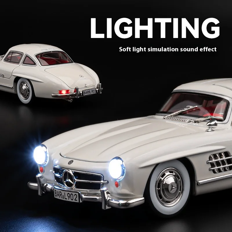 1/24 Scale Mercedes-Benz 300SL Diecast Model 4 1/24 Scale Mercedes-Benz 300SL Diecast Model - Image 4
