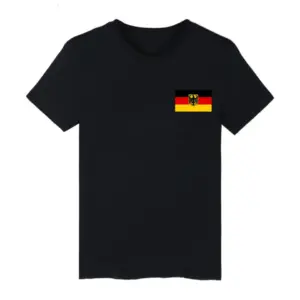 German Pride Casual T-Shirt in Black