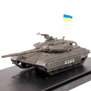 1:72 Ukrainian T-64BV Tank Model Collectible 9 Sa1ec7b5a5cec46b09173f683781a06ac3