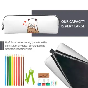 Panda Bear Themed Pencil Case with Zipper 34 Sa1f3e7f2ccfd4b8391c0036a3b6bd27dy