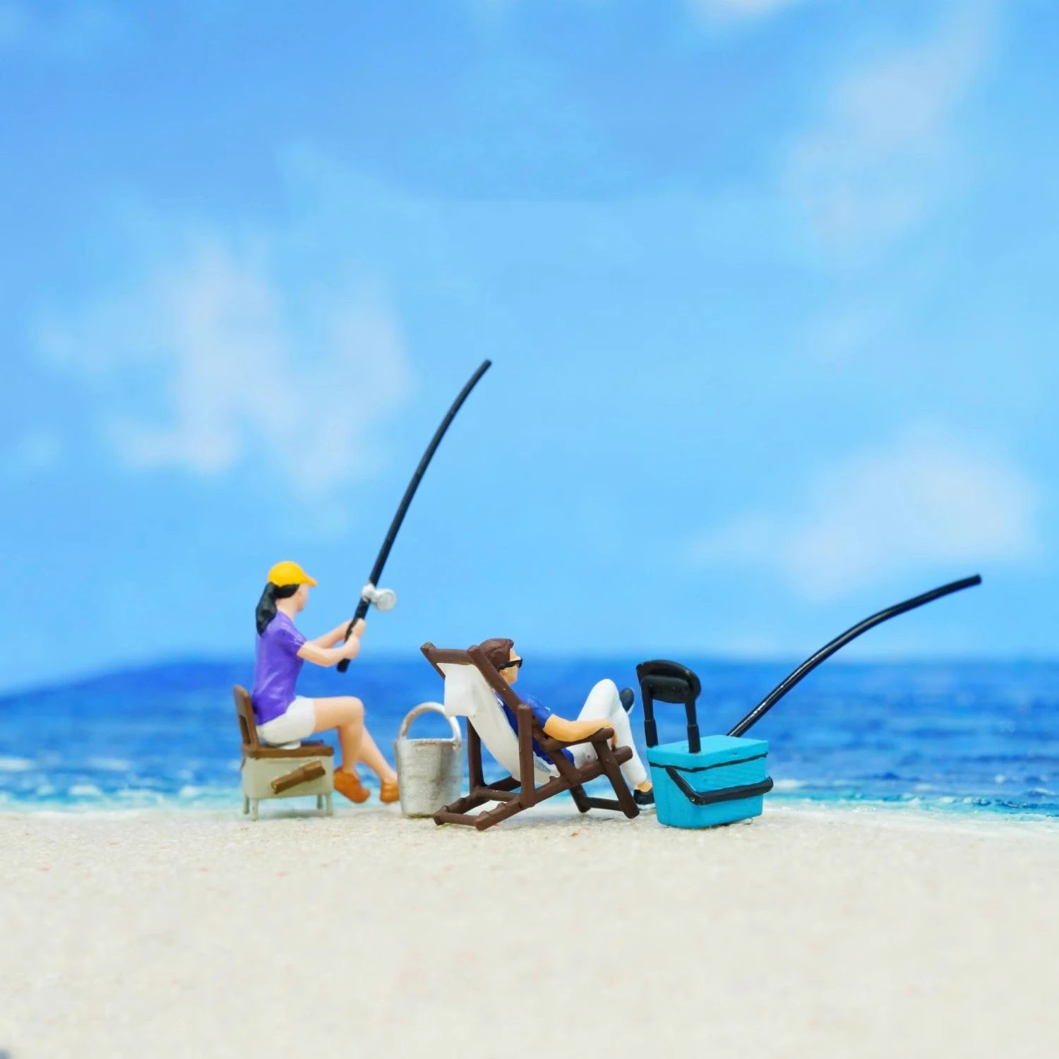 Handmade Fishing Miniature Model 2.6 cm Resin 5 Handmade Fishing Miniature Model 2.6 cm Resin - Image 5