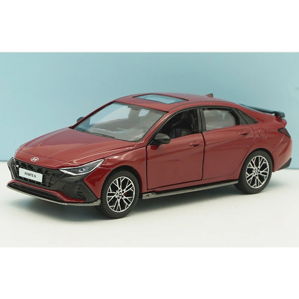 1:38 Scale Avante N Diecast Car Model 3 1:38 Scale Avante N Diecast Car Model - Image 3