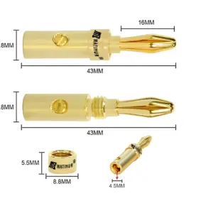 HiFi MATIHUR 20-Piece Banana Plug Set 8 Sa3ad039905474f8d9b2d3c47261473928