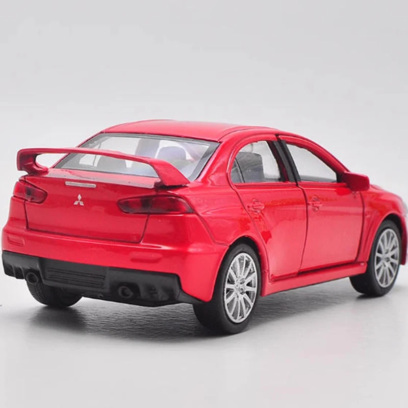 Welly 1:36 Lancer EVO Alloy Car Model Red 4 Welly 1:36 Lancer EVO Alloy Car Model Red - Image 4