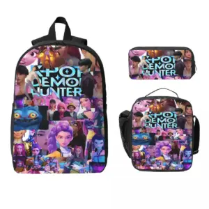 Kpop Demon Hunters Backpack Set with Lunch Box 16 Sa4448b116f374af9bac84ed976e33ea5I 2
