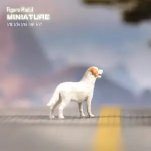 Girl and Dog Miniature Figure Model 14 Sa446b9a2e9c6495f80a1f95801b5a70aq