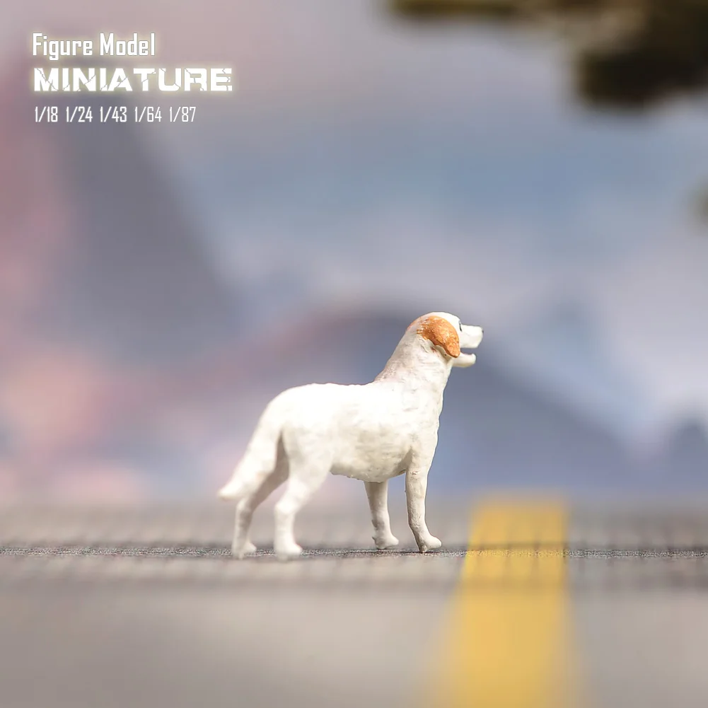 Girl and Dog Miniature Figure Model 7 Girl and Dog Miniature Figure Model - Image 7