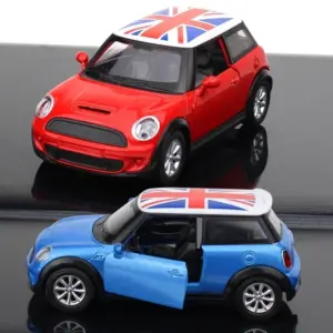 1:36 Scale Diecast Mini Cooper Model Red/White 11 Sa482a89b5d9b4d83b19aeebeaa9a4852M