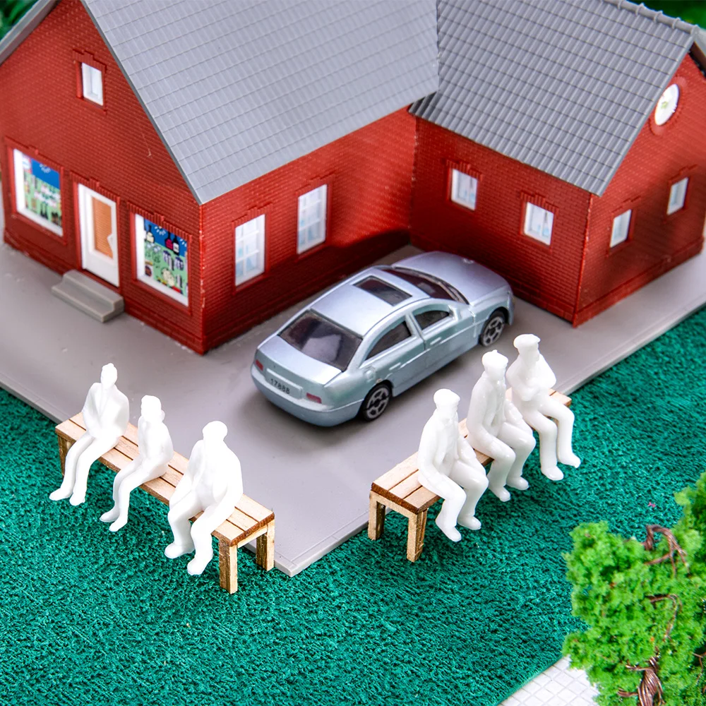 Micro People Model Sitting Figure Set 100 Pieces 6 Micro People Model Sitting Figure Set 100 Pieces - Image 6