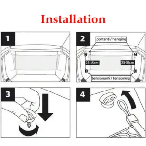 Universal Cargo Net Hook Kit - 2 or 4 Hooks 13 Sa51b938fc51e4545b1d196b686542c73e